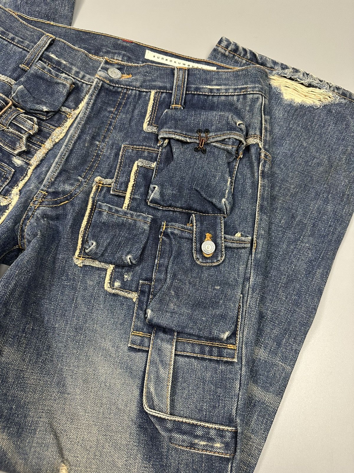 Issey Miyake 🔥RARE🔥 SUNAO KUWAHARA MULTI POCKET BY ISSEY MIYAKE Size US 30 / EU 46 - 3 Thumbnail