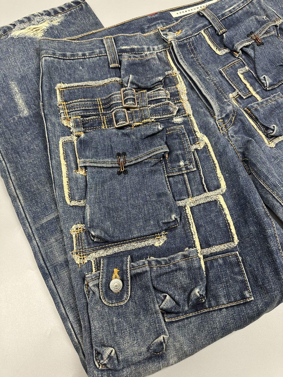 Issey Miyake 🔥RARE🔥 SUNAO KUWAHARA MULTI POCKET BY ISSEY MIYAKE Size US 30 / EU 46 - 4 Thumbnail