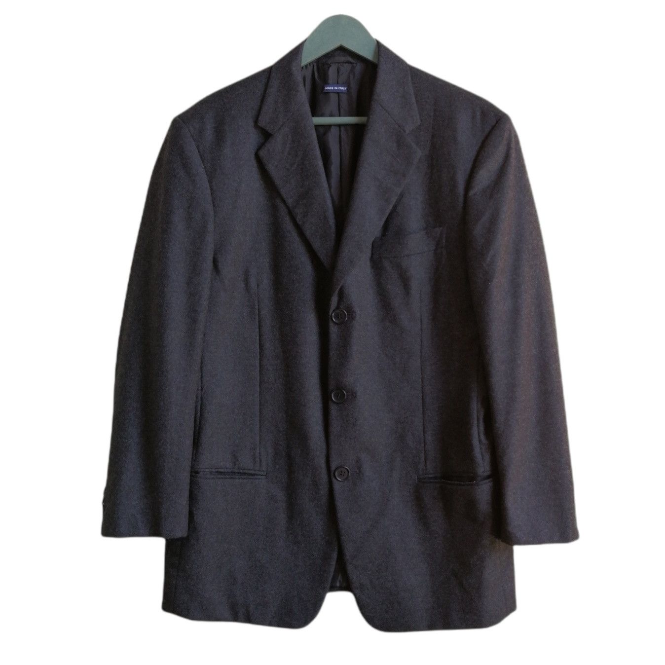 ジャケット・アウター 80s GIORGIO ARMANI wool/linen jacket BLK Giorgio Armani Le Collezioni 1980s Vintage Jacket: 80s