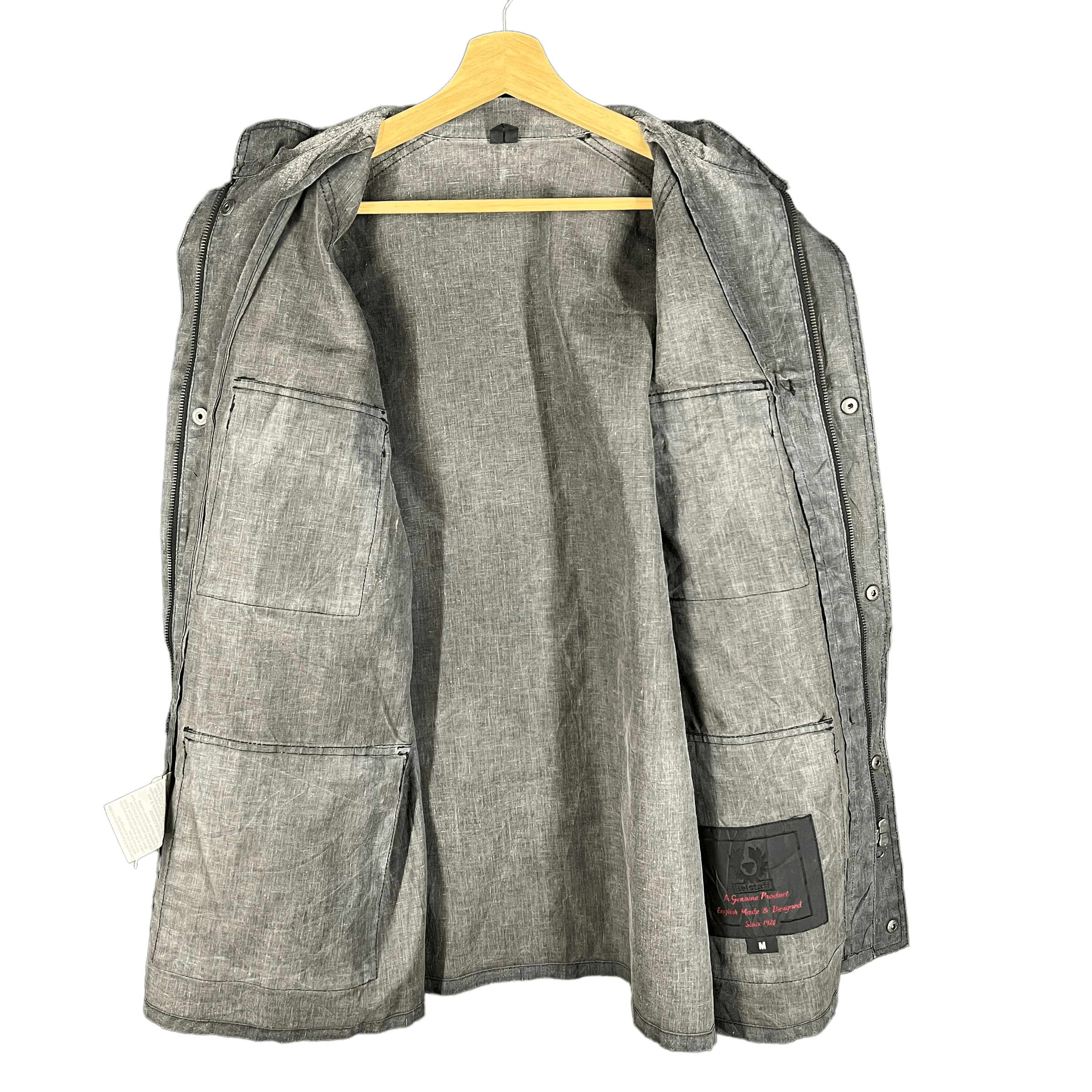 Belstaff BELSTAFF WAXED LINEN FIELDMASTER JACKET DISTRESS Size US L / EU 52-54 / 3 - 3 Thumbnail