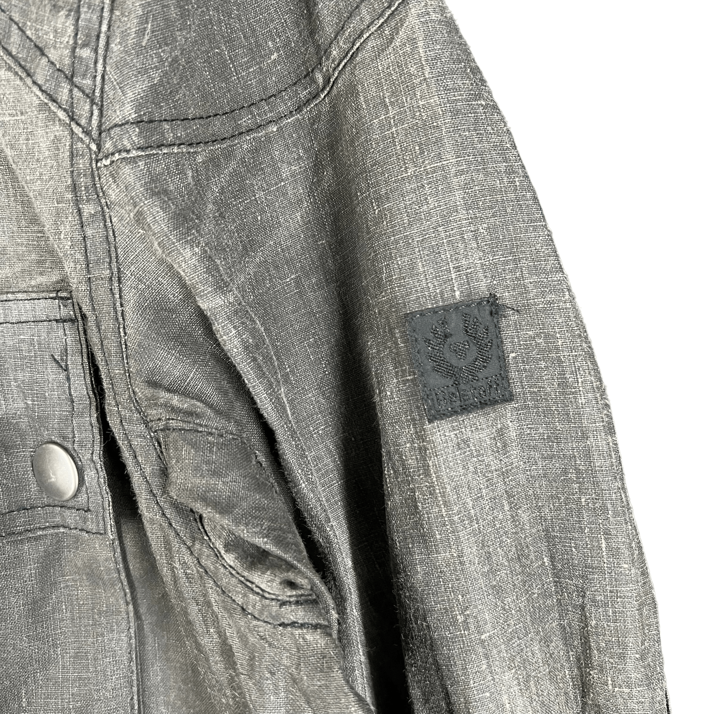 Belstaff BELSTAFF WAXED LINEN FIELDMASTER JACKET DISTRESS Size US L / EU 52-54 / 3 - 4 Thumbnail