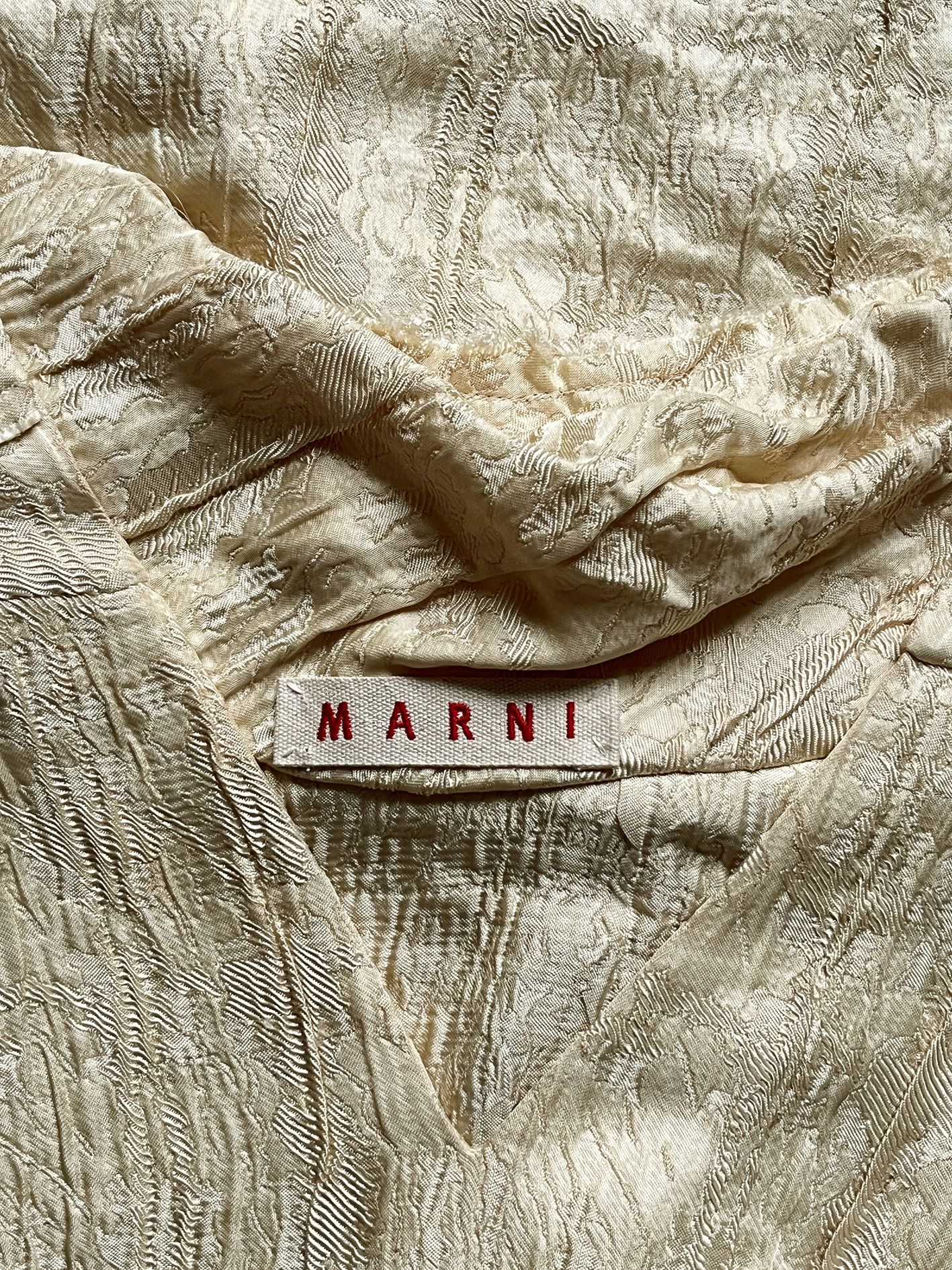 Marni ⚡️QUICK SALE⚡️Marni Gold Sleeveless Brocade Dress Size L / US 10 / IT 46 - 3 Thumbnail