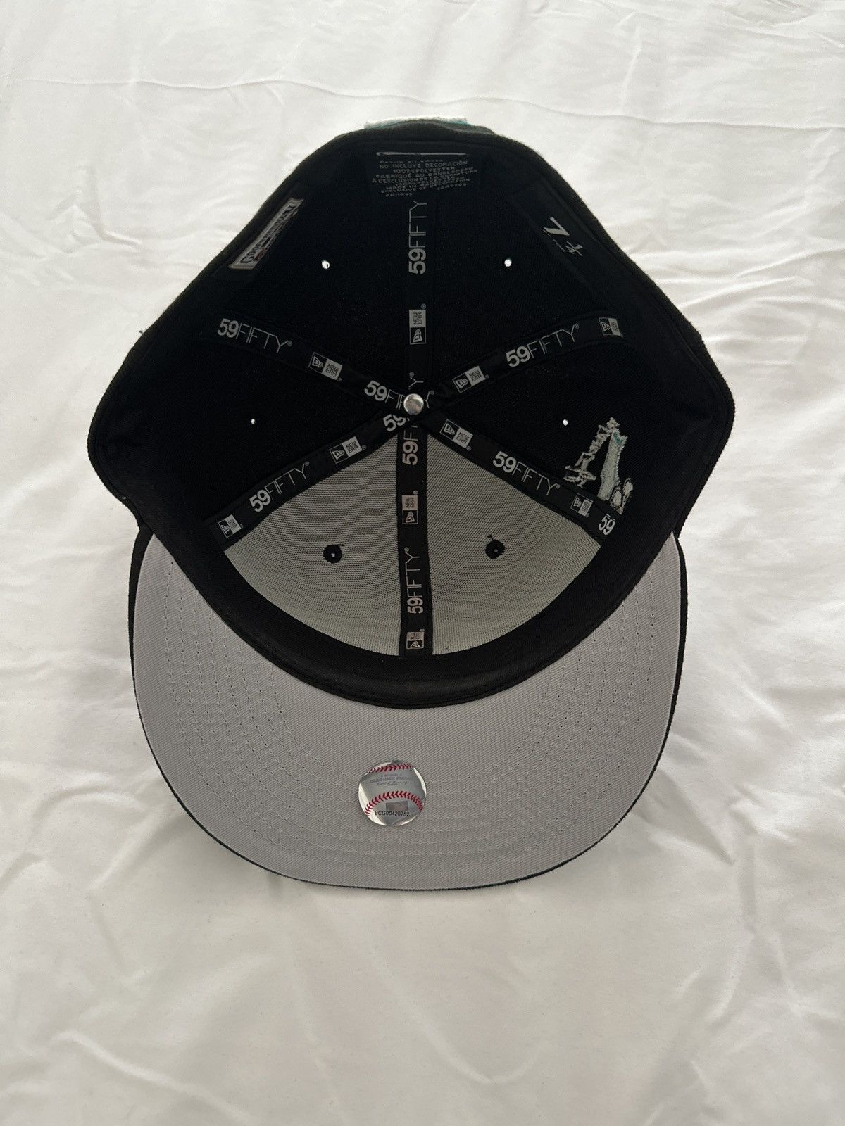 New Era Marlins New Era Fitted Hat Size ONE SIZE - 5 Thumbnail