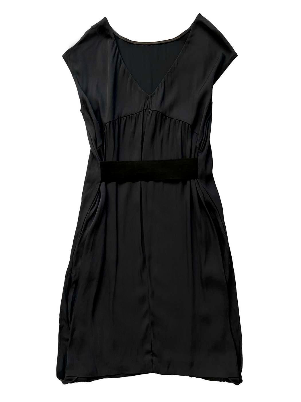Marni ⚡️QUICK SALE⚡️Marni Navy Cap Sleeve Dress with Elastic Belt Size M / US 6-8 / IT 42-44 - 2 Thumbnail