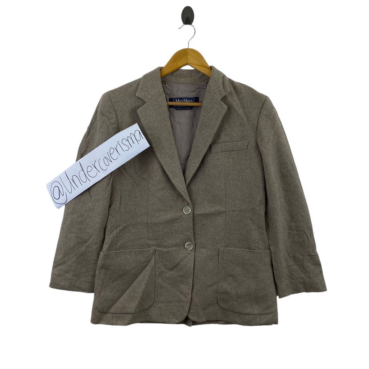 Max Mara MAX MARA WEEKEND Line Italy Designer Plain Blazer Jacket Size M / US 6-8 / IT 42-44 - 1 Thumbnail