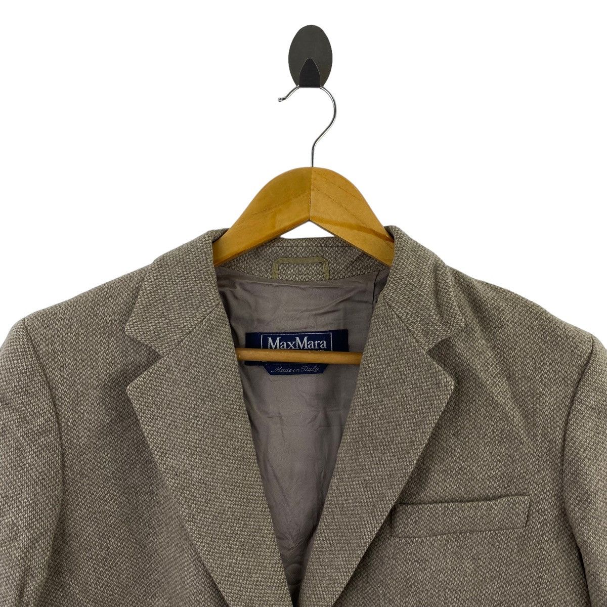 Max Mara MAX MARA WEEKEND Line Italy Designer Plain Blazer Jacket Size M / US 6-8 / IT 42-44 - 2 Thumbnail