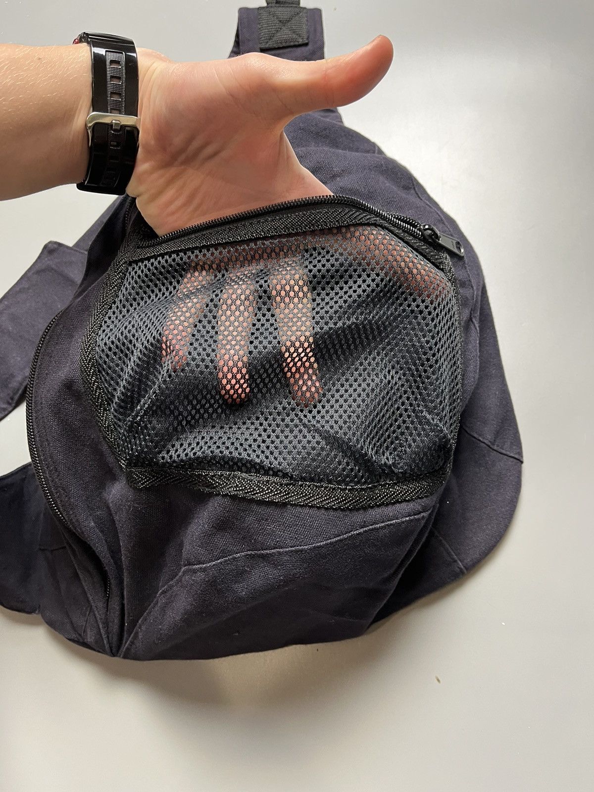 Other Vintage multi pocket Avantgarde black sling bag Y2K Size ONE SIZE - 4 Thumbnail