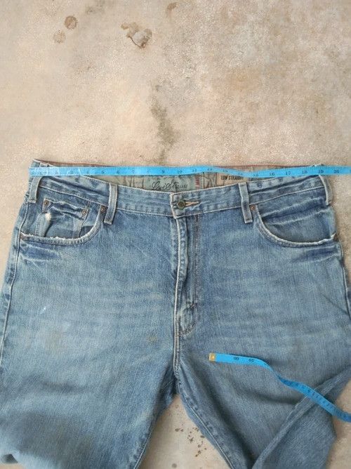 Levi's Vintage Levi's Signature Straight Blue Washed Jeans 38x32 Size US 38 / EU 54 - 10 Thumbnail