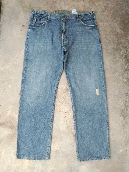 Levi's Vintage Levi's Signature Straight Blue Washed Jeans 38x32 Size US 38 / EU 54 - 1 Thumbnail