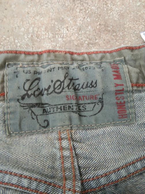 Levi's Vintage Levi's Signature Straight Blue Washed Jeans 38x32 Size US 38 / EU 54 - 11 Thumbnail