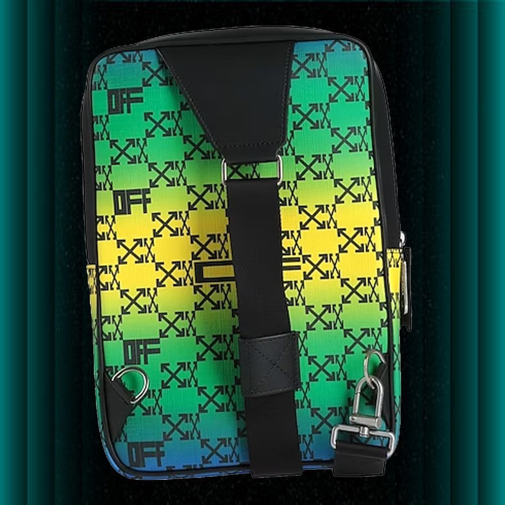 Off-White ooy1o0123 Backpacks & fanny packs in Green Size ONE SIZE - 2 Thumbnail