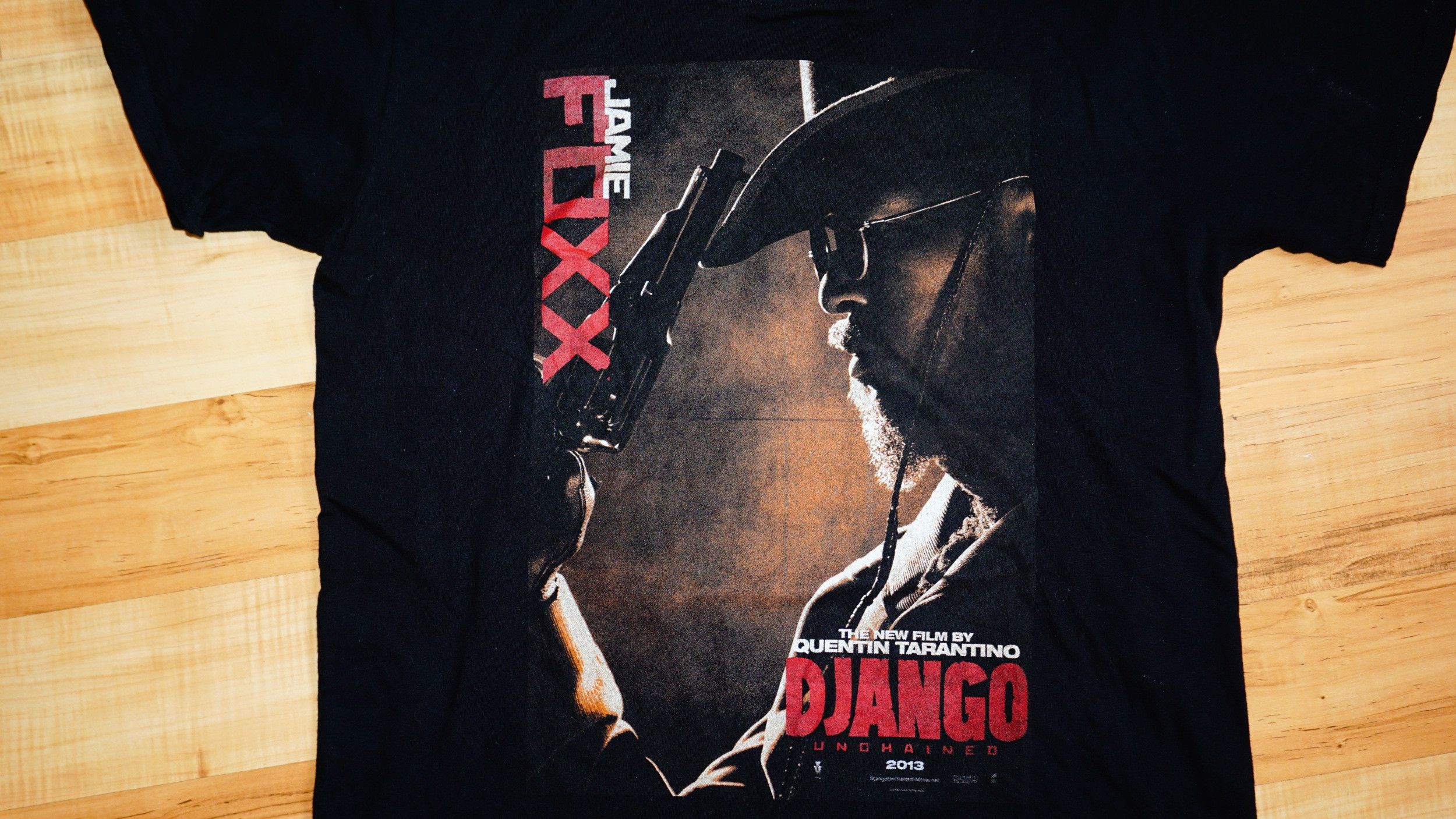Vintage Django Jamie Foxx 2013 Official Movie tshirt by Tarantino Size US M / EU 48-50 / 2 - 5 Thumbnail