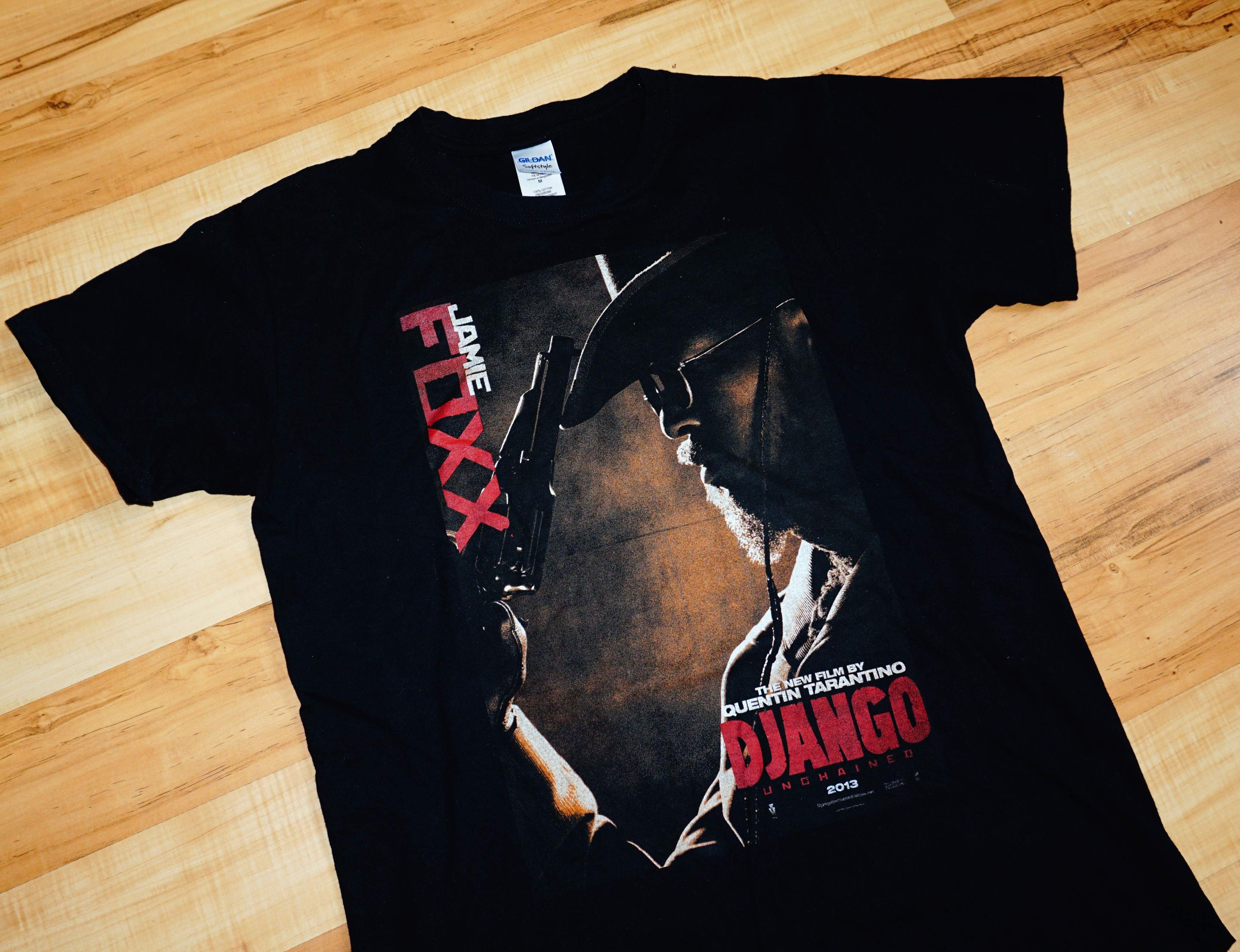 Vintage Django Jamie Foxx 2013 Official Movie tshirt by Tarantino Size US M / EU 48-50 / 2 - 3 Thumbnail