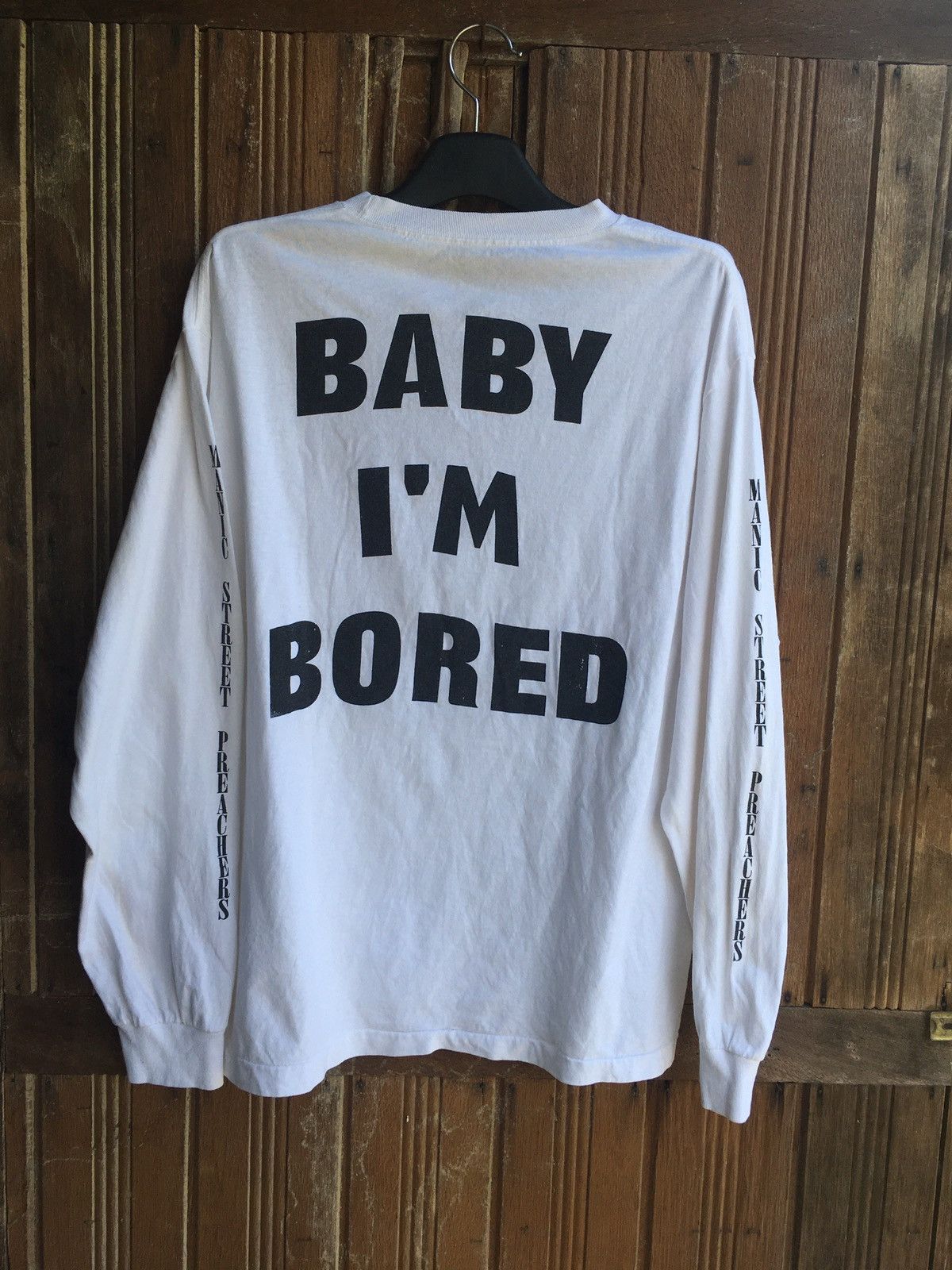 Band Tees × Vintage Rare vintage 90s MANIC STREET PREACHERS motorcycle emptines Size US L / EU 52-54 / 3 - 3 Thumbnail