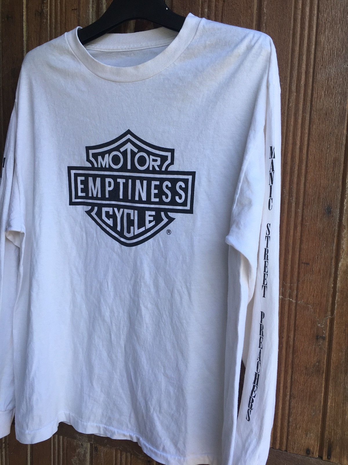 Band Tees × Vintage Rare vintage 90s MANIC STREET PREACHERS motorcycle emptines Size US L / EU 52-54 / 3 - 2 Thumbnail