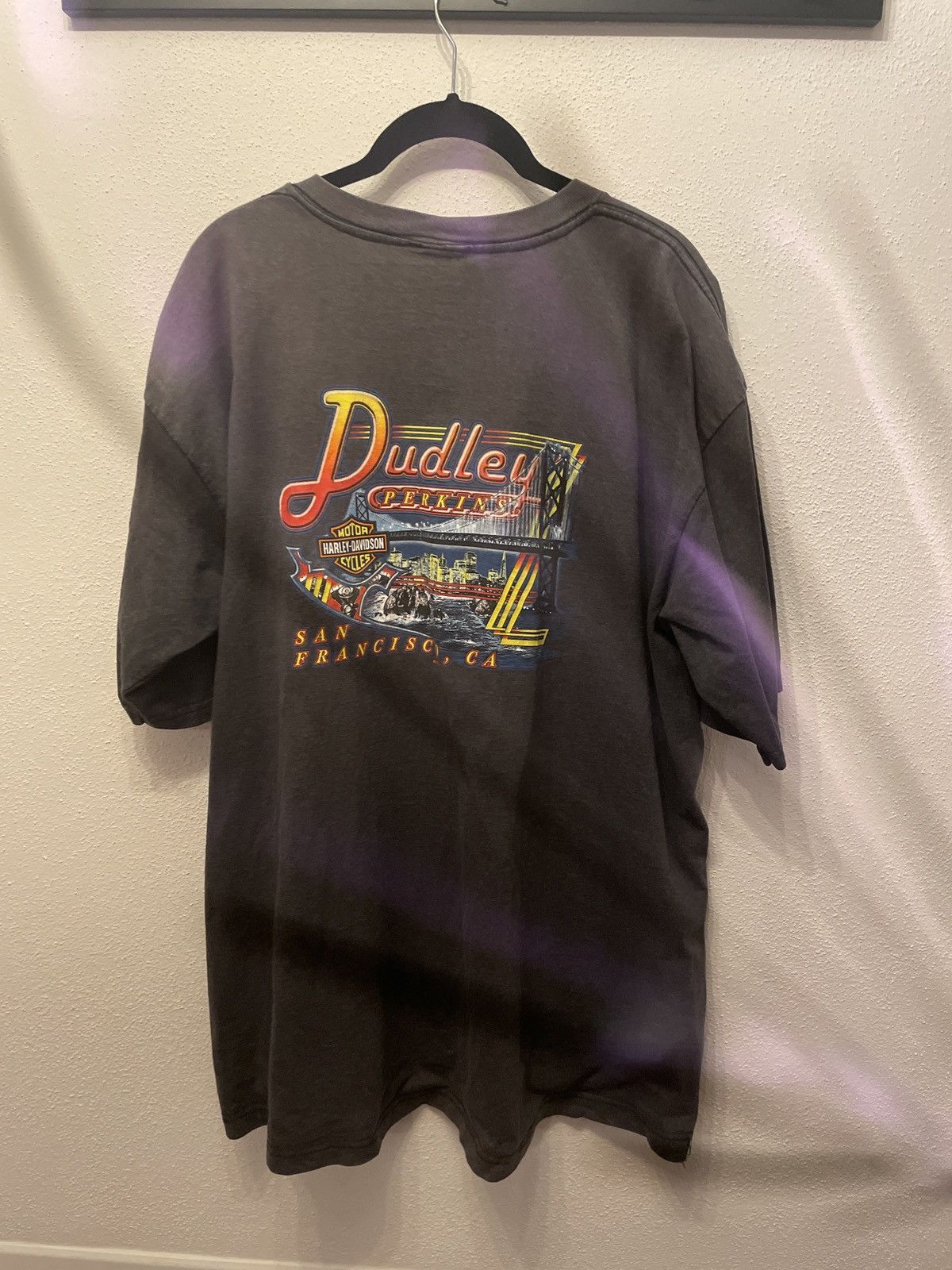Harley Davidson 1998 Shirt Pudley Perkins San Francisco