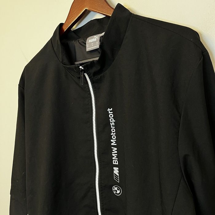 Vintage PUMA BMW Motorsport Lined Bomber Jacket Windbreaker | Grailed