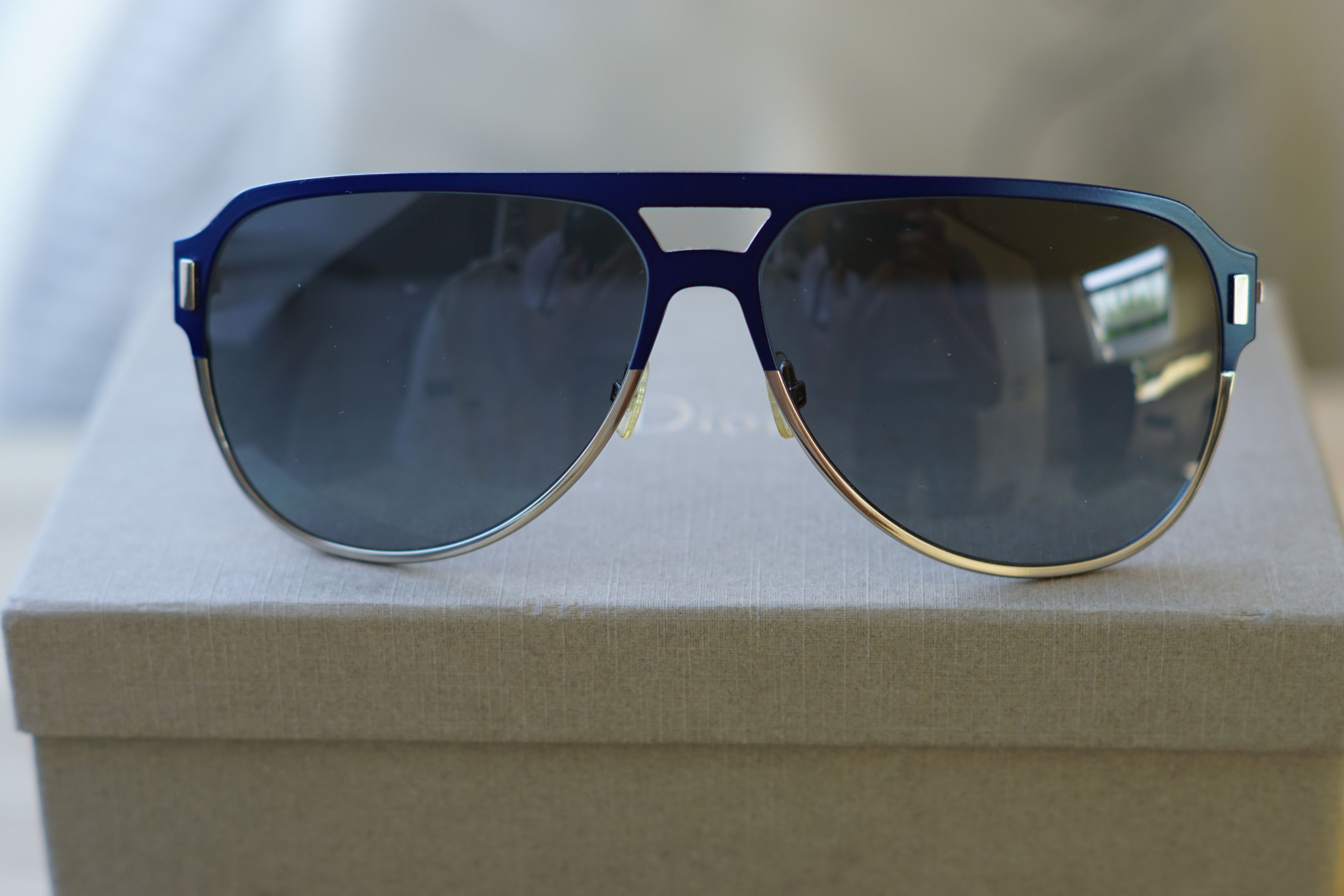Dior Titanium aviator-style sunglasses BlackTie 2.0S d Size ONE SIZE - 9 Thumbnail