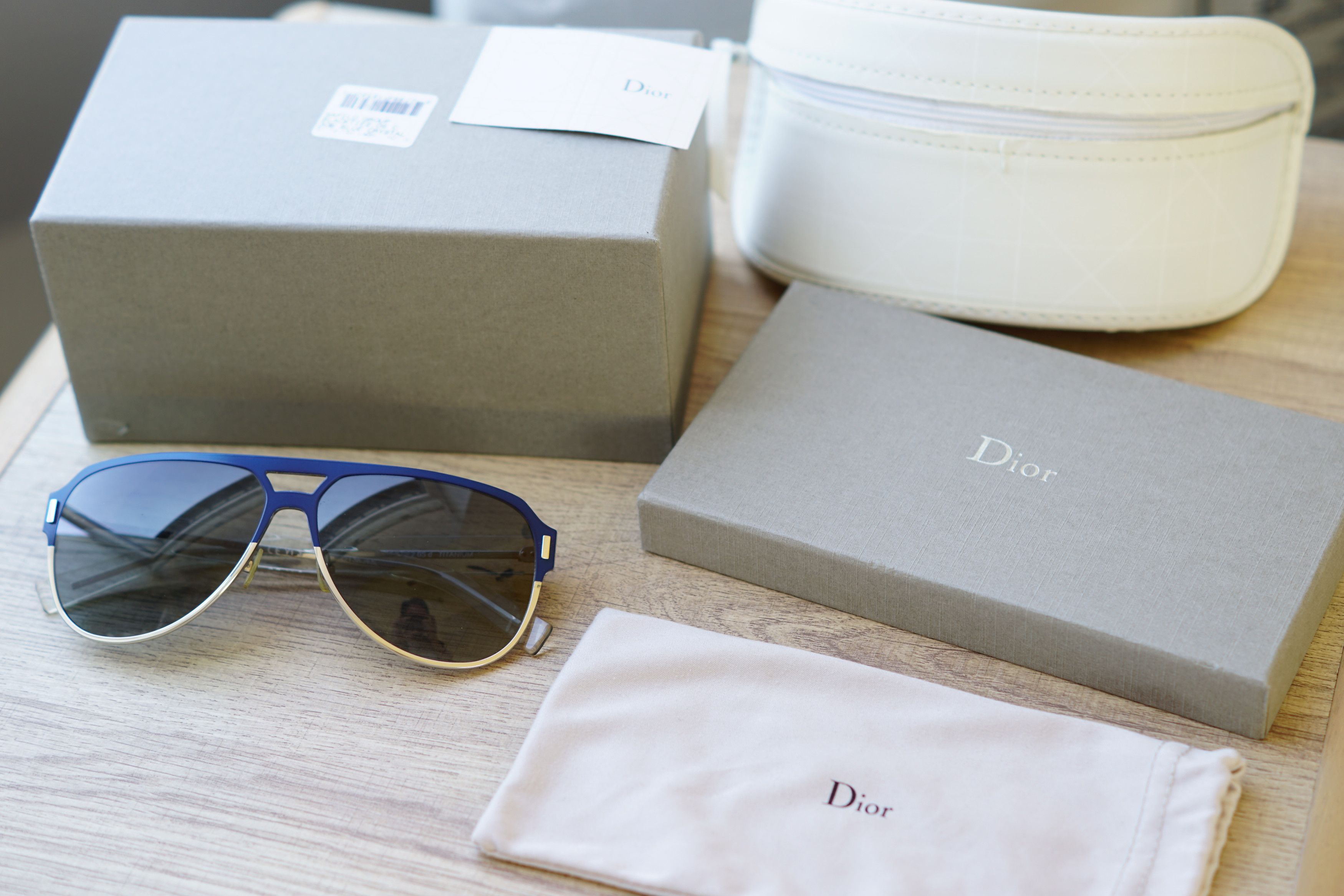 Dior Titanium aviator-style sunglasses BlackTie 2.0S d Size ONE SIZE - 3 Thumbnail