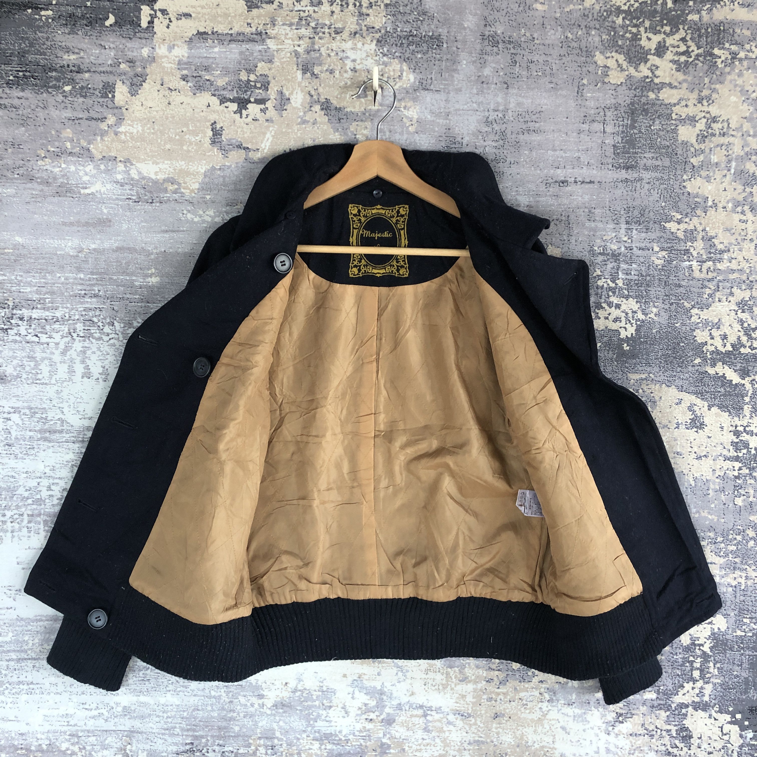 Japanese Brand × Vintage Vintage Majestic Legon Peacoat Double Breasted Wool Jacket Size US S / EU 44-46 / 1 - 6 Thumbnail