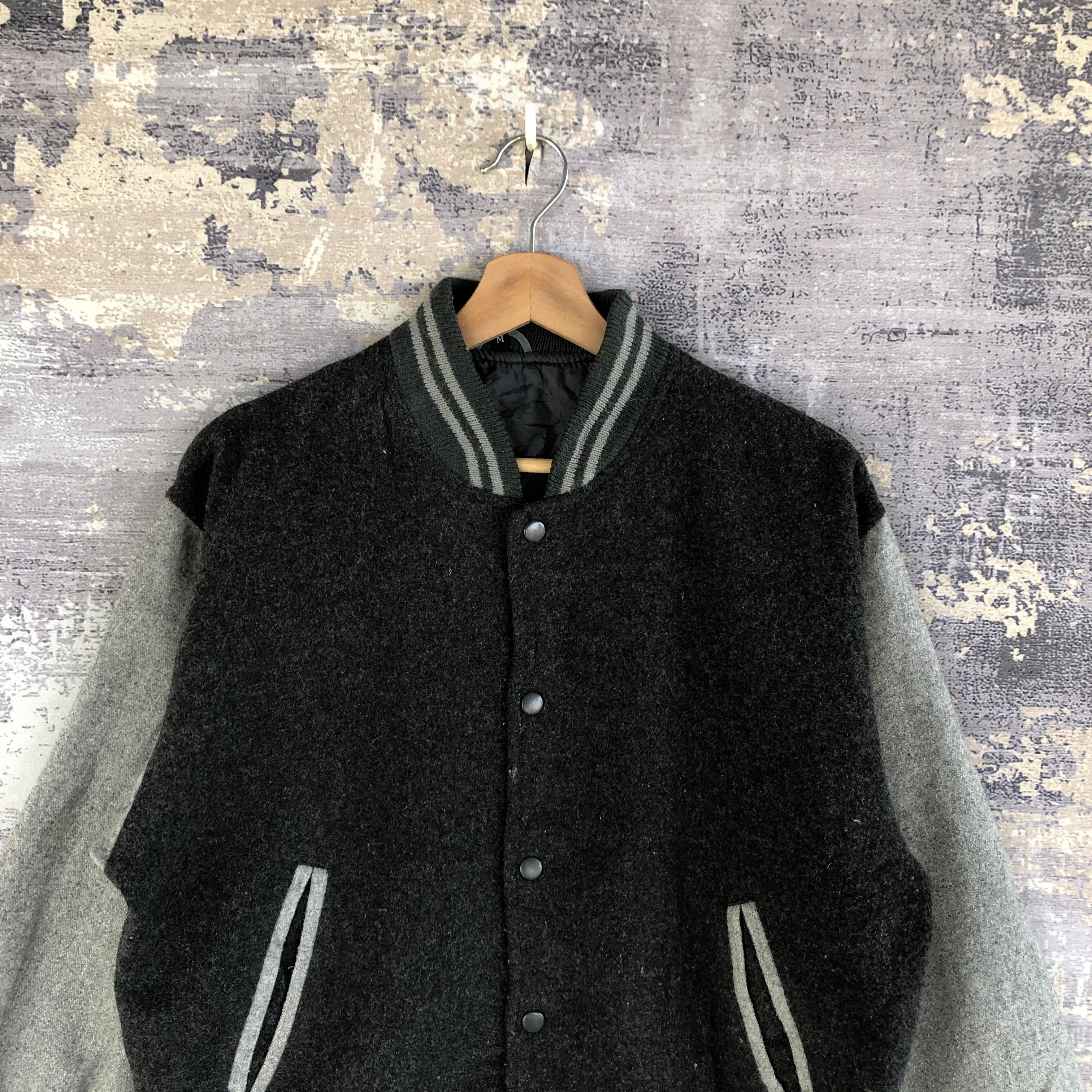 Japanese Brand × Vintage Vintage Japanese Varsity Jacket Japanese Bomber Wool Jackets Size US M / EU 48-50 / 2 - 3 Thumbnail