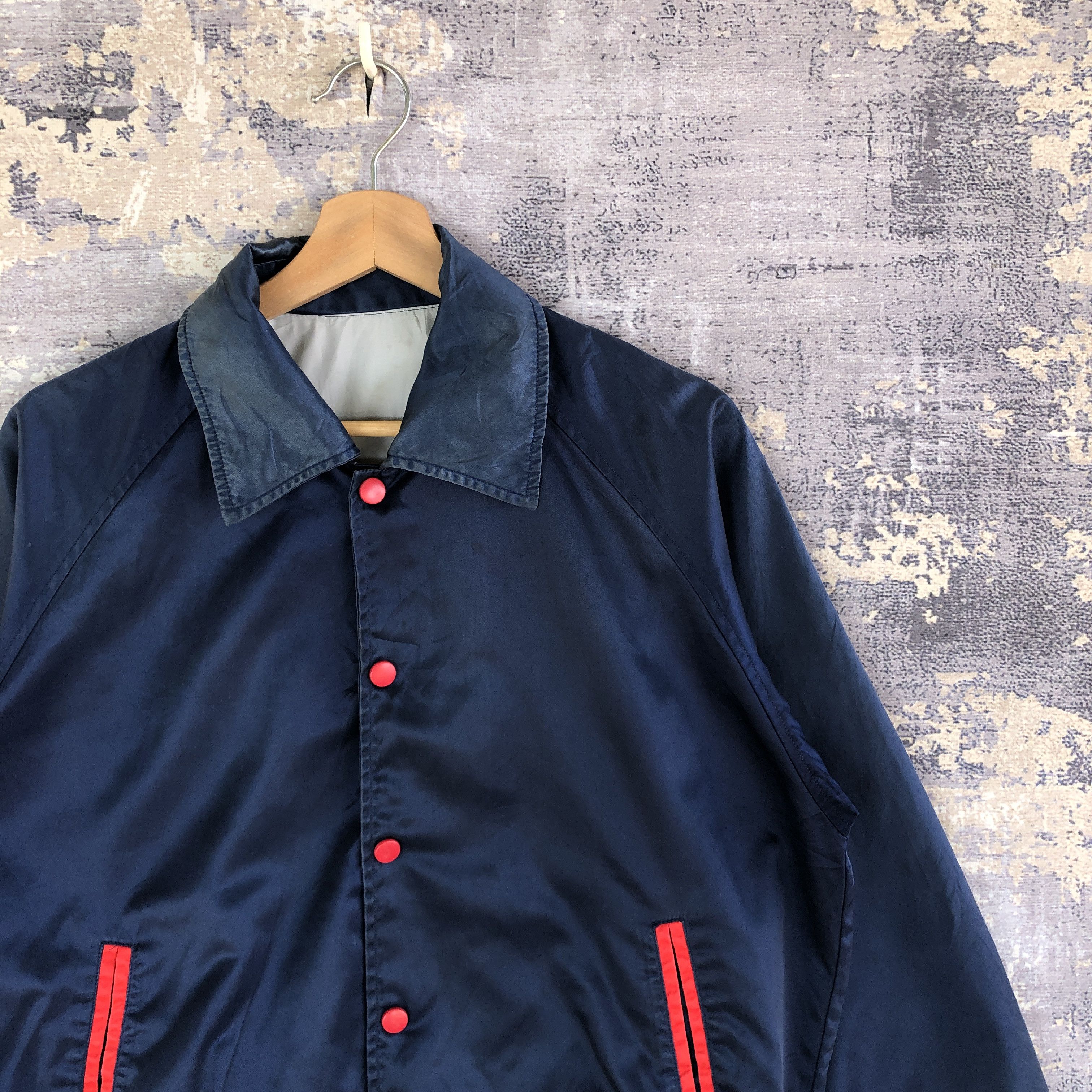 Descente × Vintage Vintage Descente Baseball Jacket Japanese Bomber Jacket Size US L / EU 52-54 / 3 - 4 Thumbnail