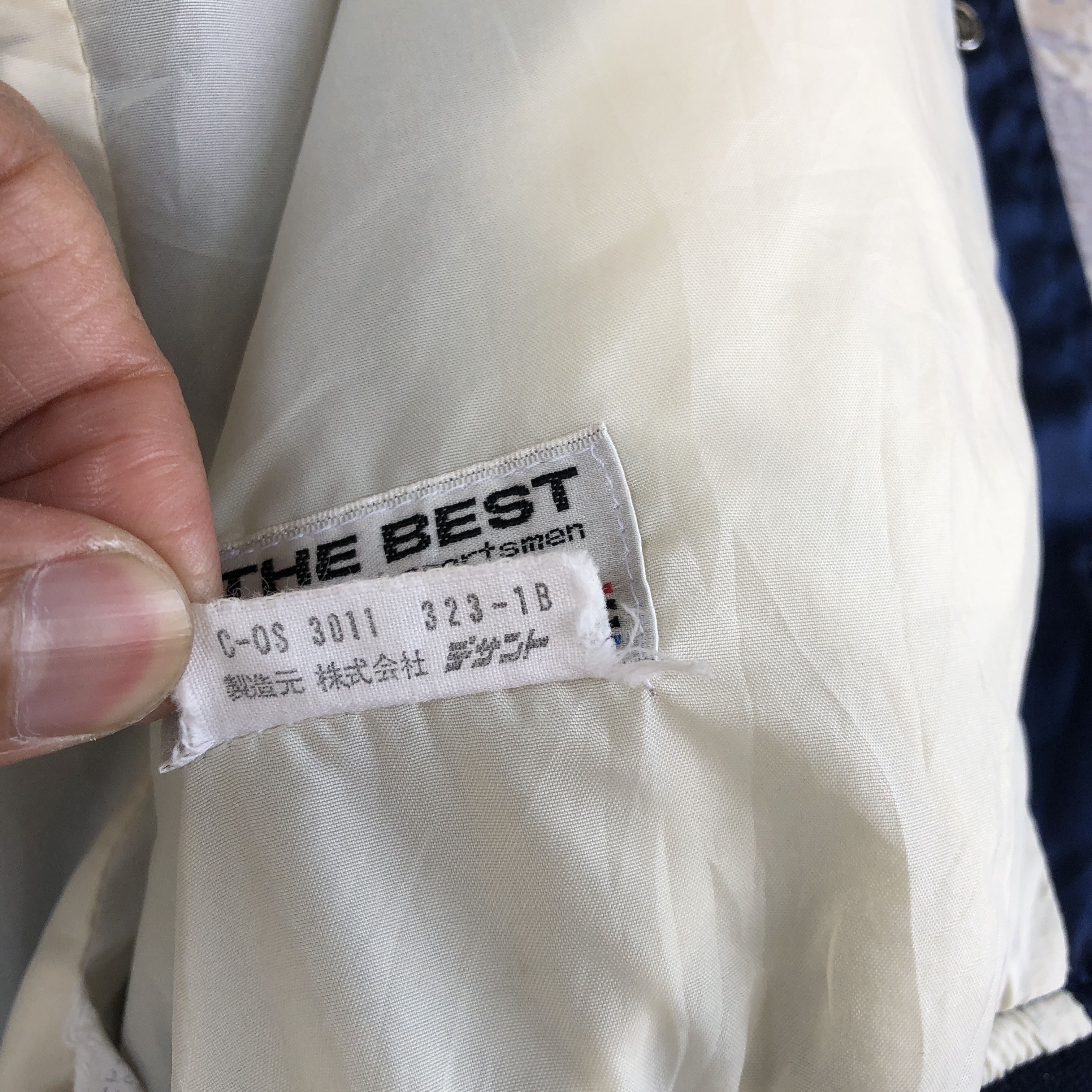 Descente × Vintage Vintage Descente Baseball Jacket Japanese Bomber Jacket Size US L / EU 52-54 / 3 - 7 Thumbnail