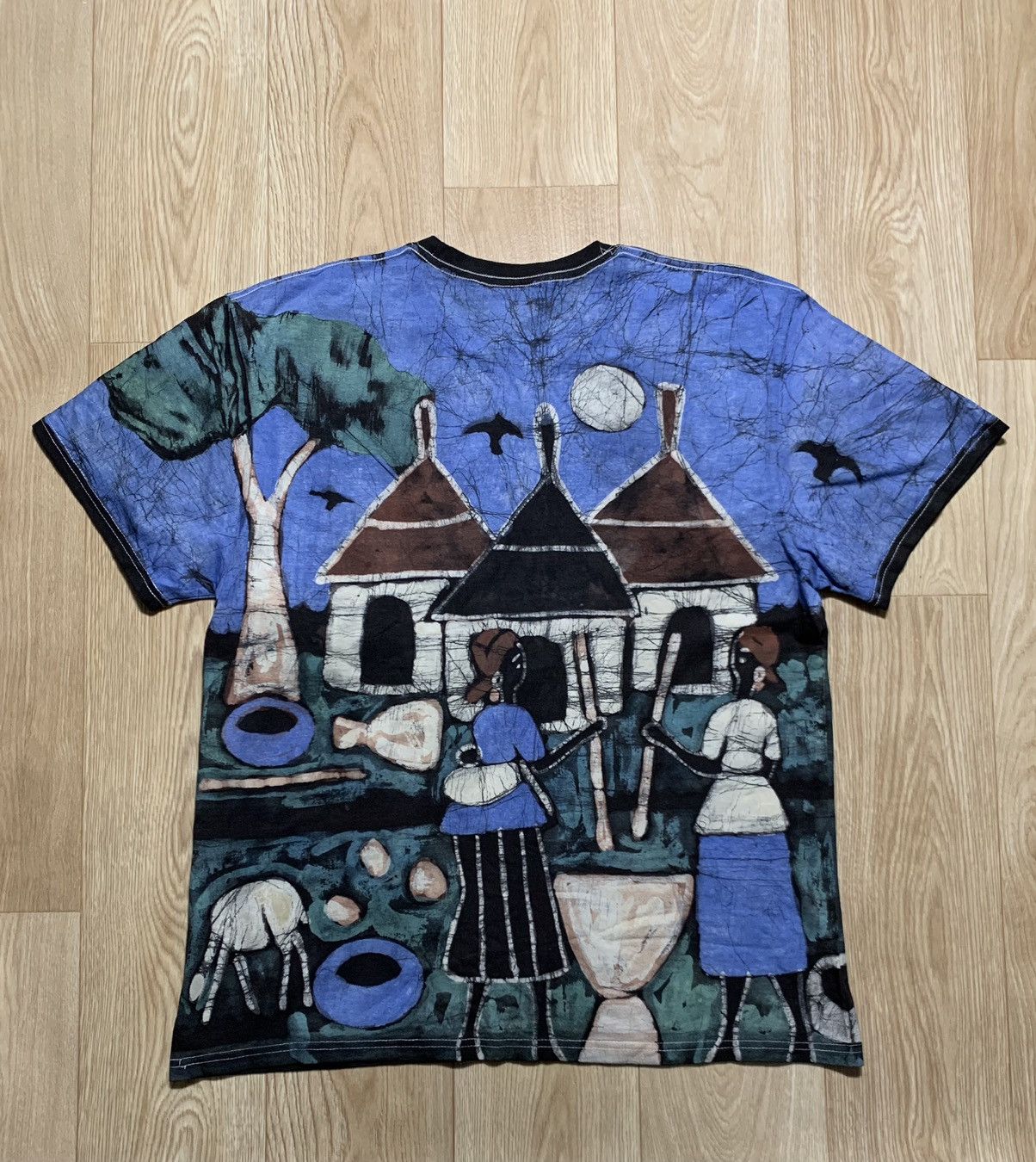 Vintage Keya Art All Printed T-Shirt Heavy Cotton Size US XXL / EU 58 / 5 - 9 Thumbnail