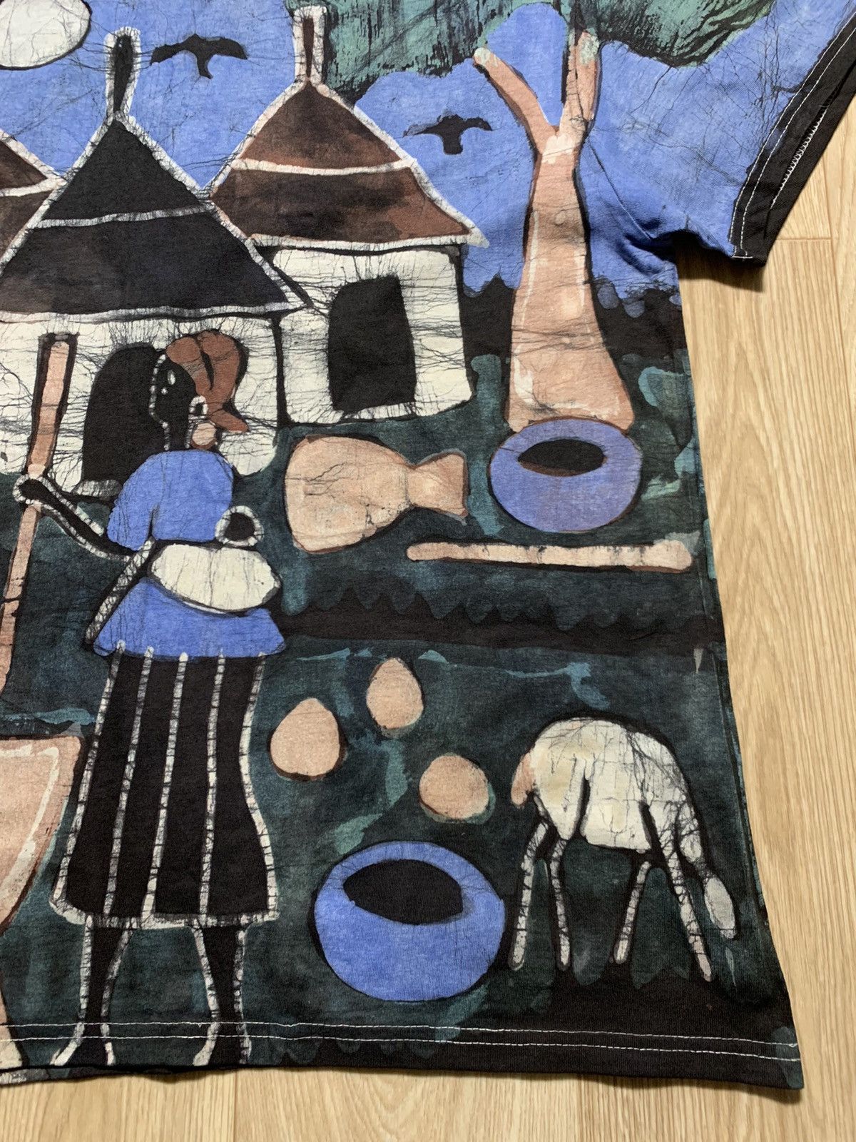 Vintage Keya Art All Printed T-Shirt Heavy Cotton Size US XXL / EU 58 / 5 - 5 Thumbnail