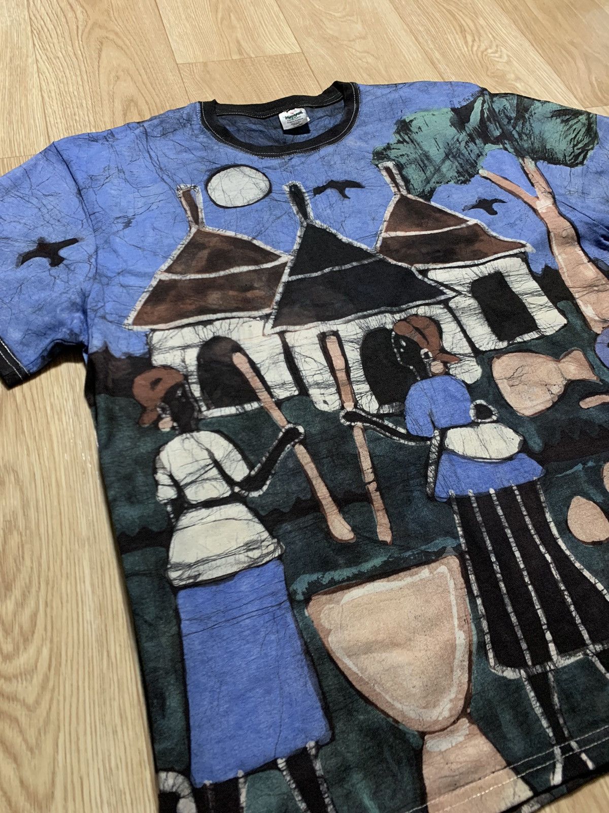 Vintage Keya Art All Printed T-Shirt Heavy Cotton Size US XXL / EU 58 / 5 - 3 Thumbnail