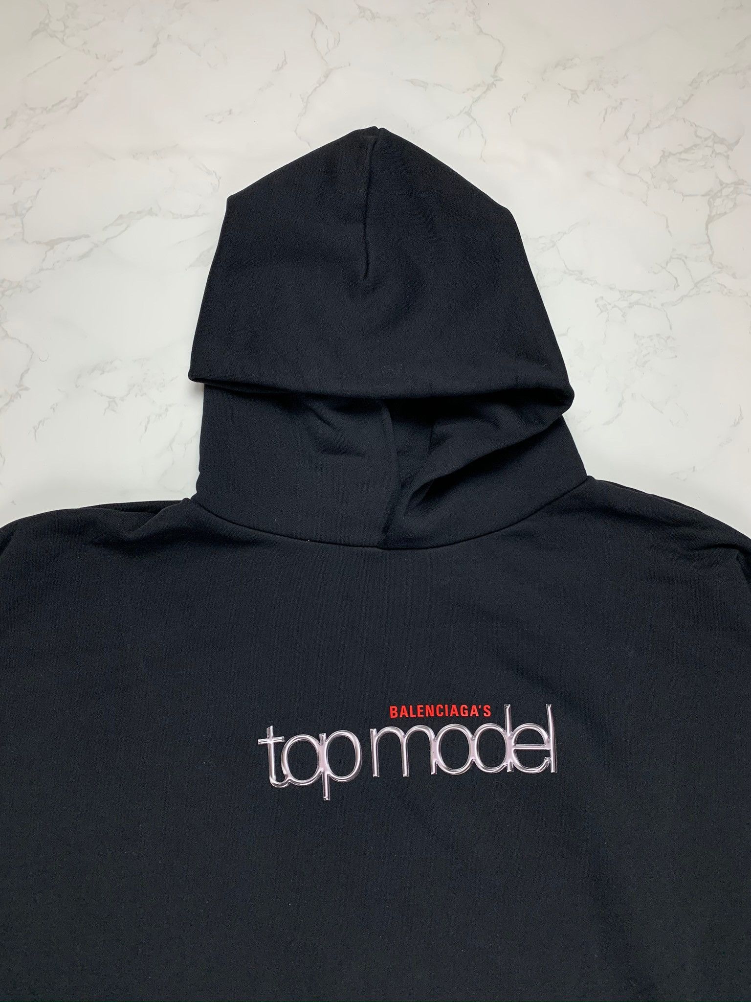 Balenciaga 🔥[SALE]🔥 Balenciaga Black Top Model Hoodie Size US M / EU 48-50 / 2 - 7 Thumbnail