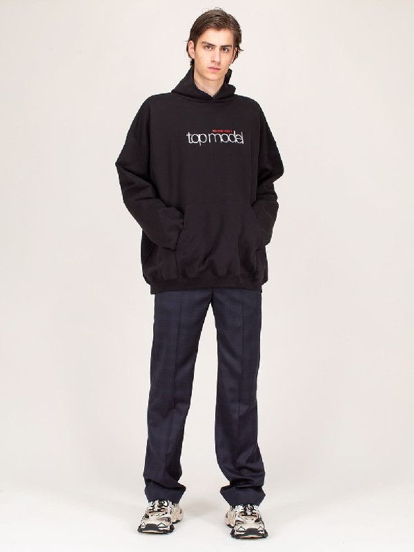 Balenciaga 🔥[SALE]🔥 Balenciaga Black Top Model Hoodie Size US M / EU 48-50 / 2 - 3 Thumbnail