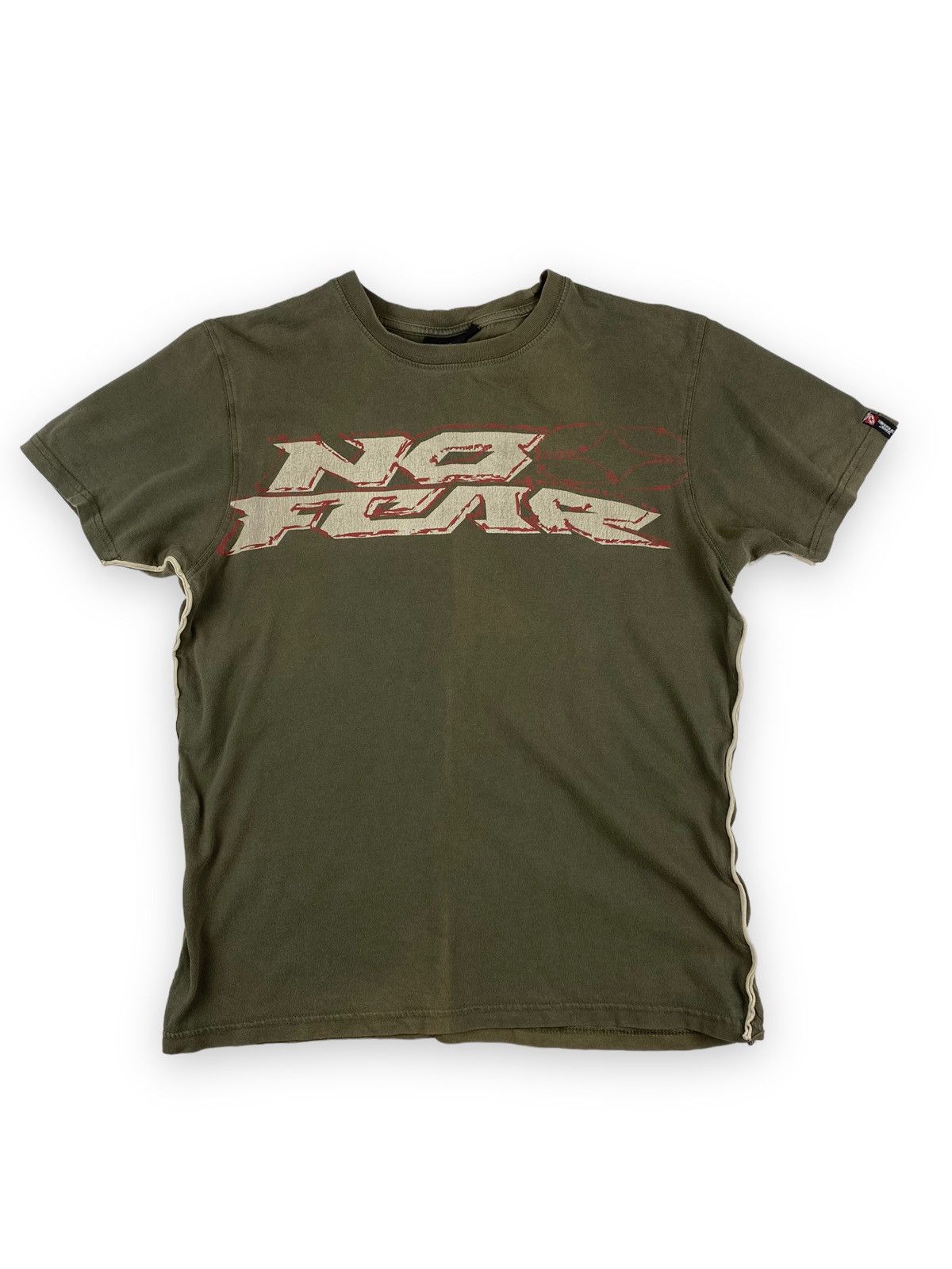 Vintage No Fear Big Logo T Shirt Size S