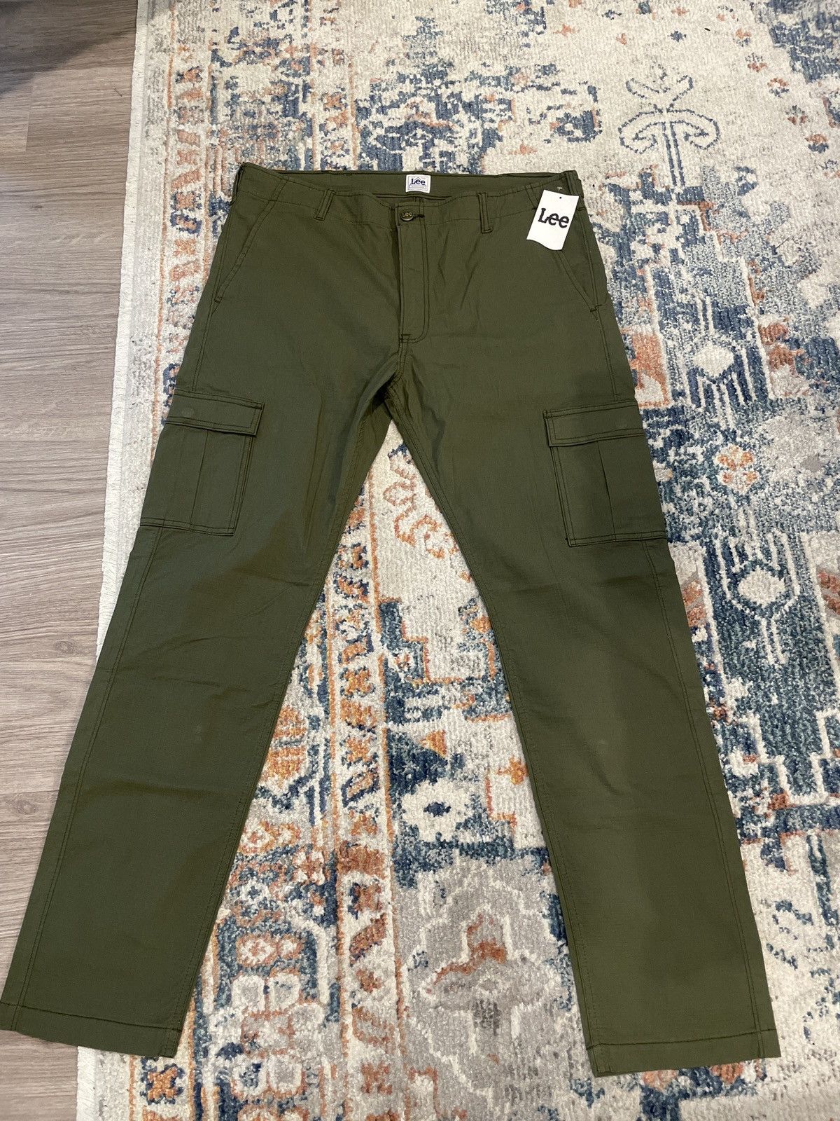 Lee Military Green Cargo Pants Workwear Size US 38 / EU 54 - 1 Thumbnail