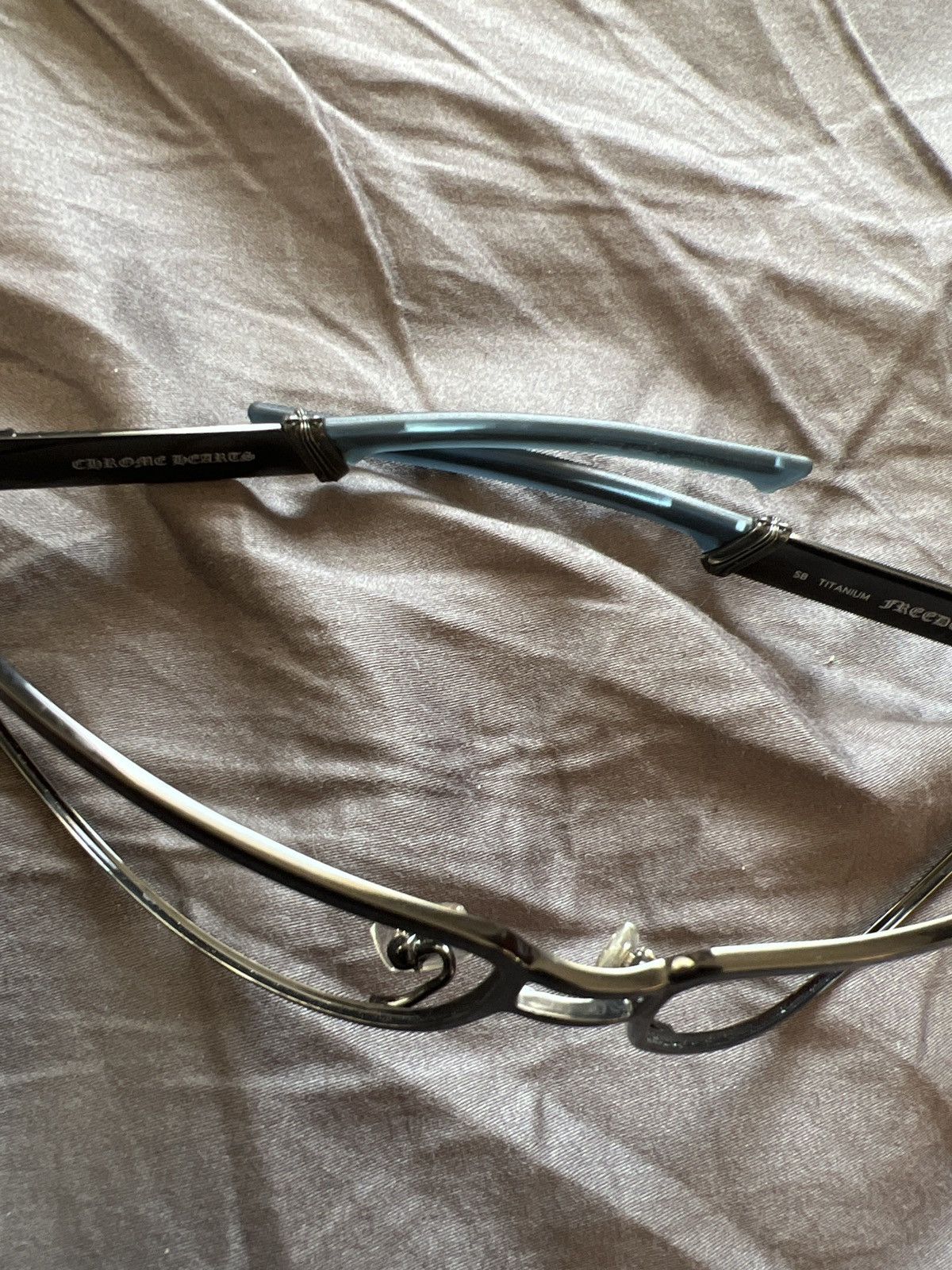 Chrome Hearts Chrome Hearts Freedom sb titanium glasses no lens Size ONE SIZE - 10 Thumbnail