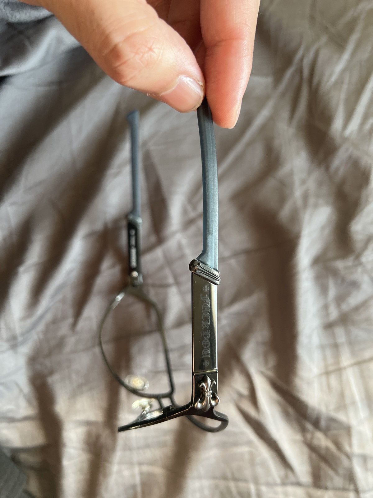 Chrome Hearts Chrome Hearts Freedom sb titanium glasses no lens Size ONE SIZE - 3 Thumbnail