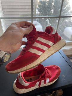 Adidas Iniki Runner Red | Grailed