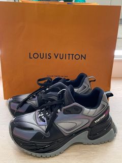 Louis Vuitton Men's Red White Black Leather & Mesh Run Away Pulse Sneaker –  Luxuria & Co.