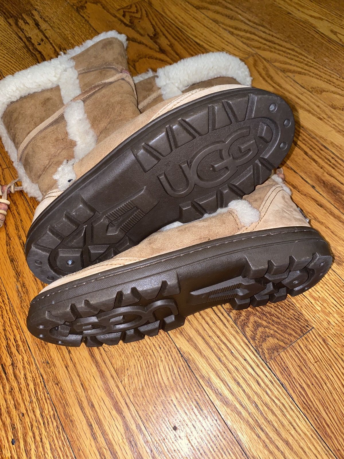 Designer × Ugg × Vintage UGG Nightfall Shearling Boots Size US 6 / IT 36 - 5 Thumbnail