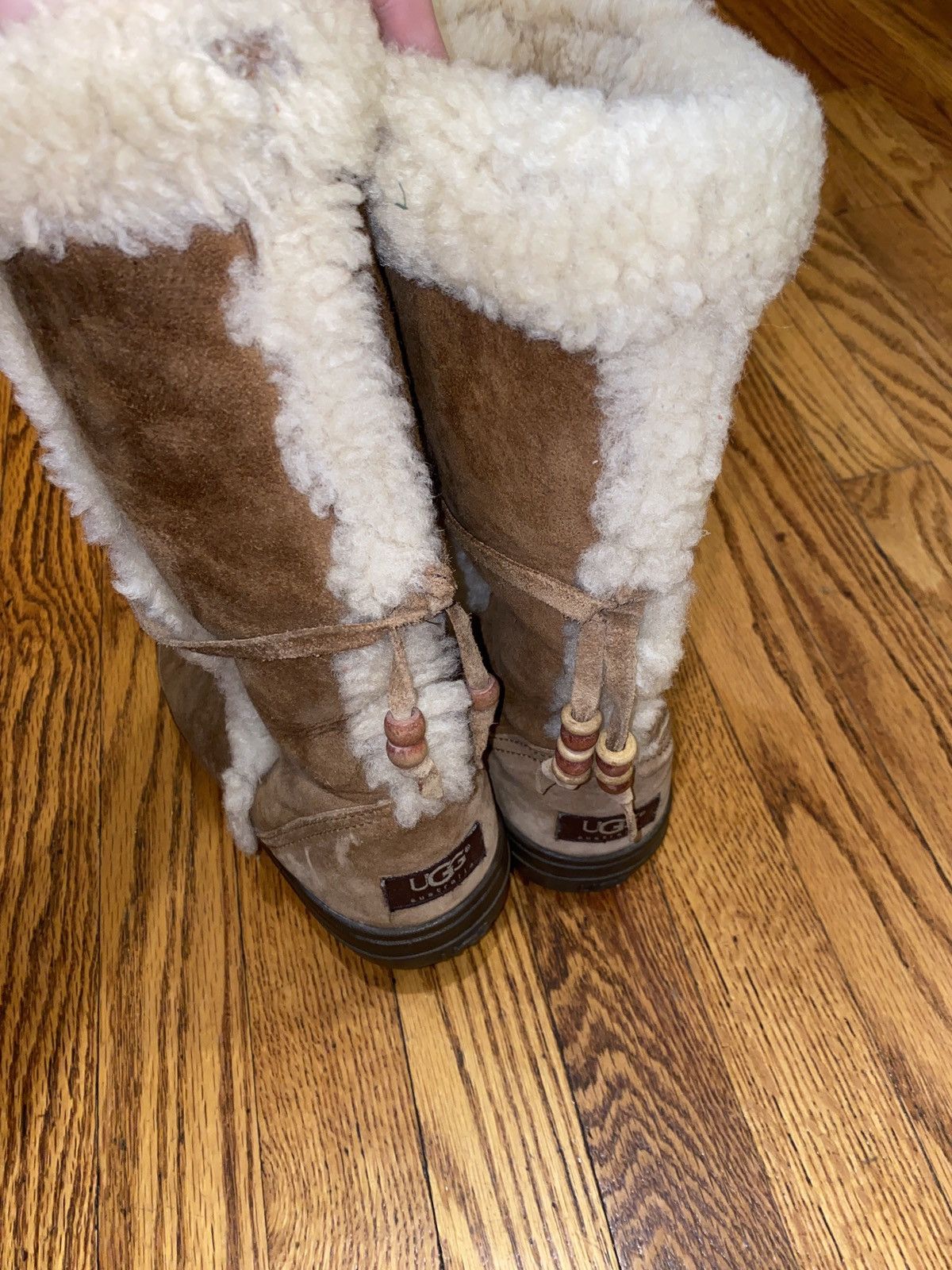 Designer × Ugg × Vintage UGG Nightfall Shearling Boots Size US 6 / IT 36 - 4 Thumbnail