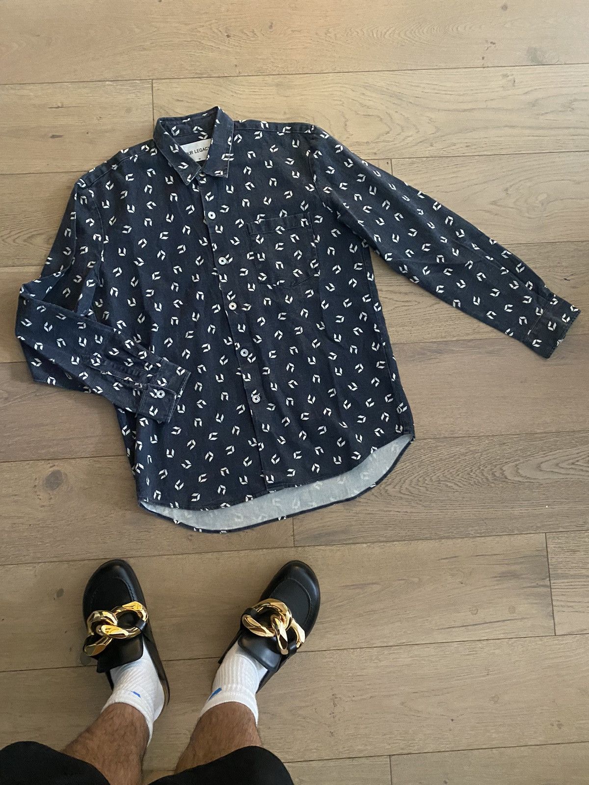 Our legacy button down shirt sz 50