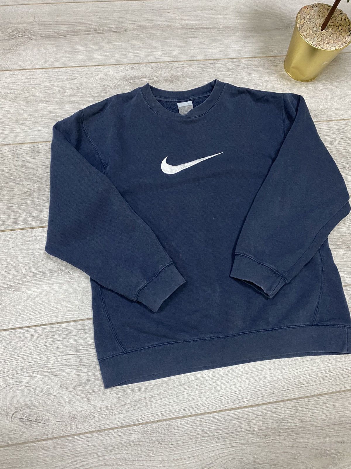 Nike Nike vintage big swoosh sweatshirt Size US S / EU 44-46 / 1 - 6 Thumbnail