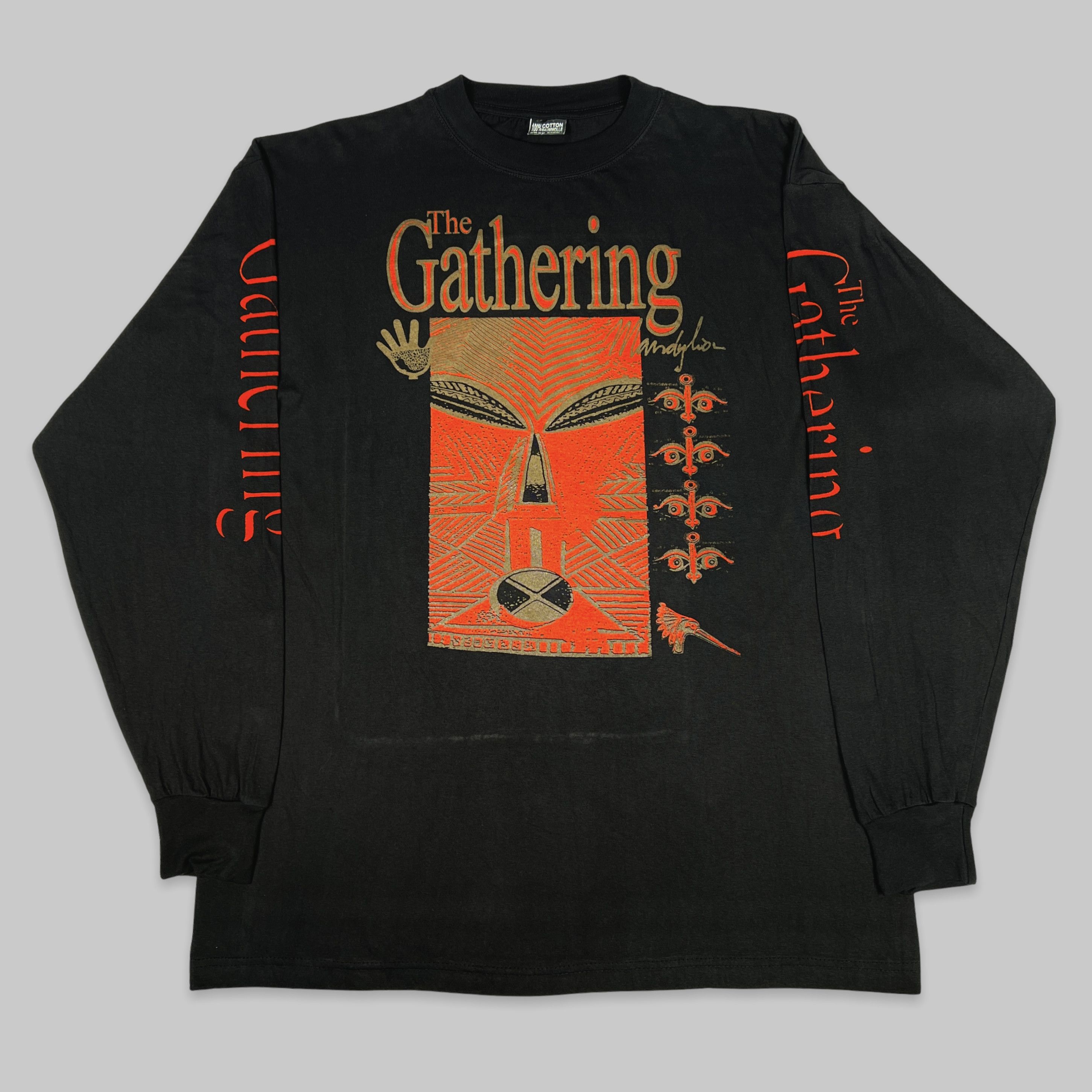 Band Tees Vintage 90s The Gathering ‘Mandylion’ 4-Sided Euro LS Shirt Size US XXL / EU 58 / 5 - 2 Thumbnail