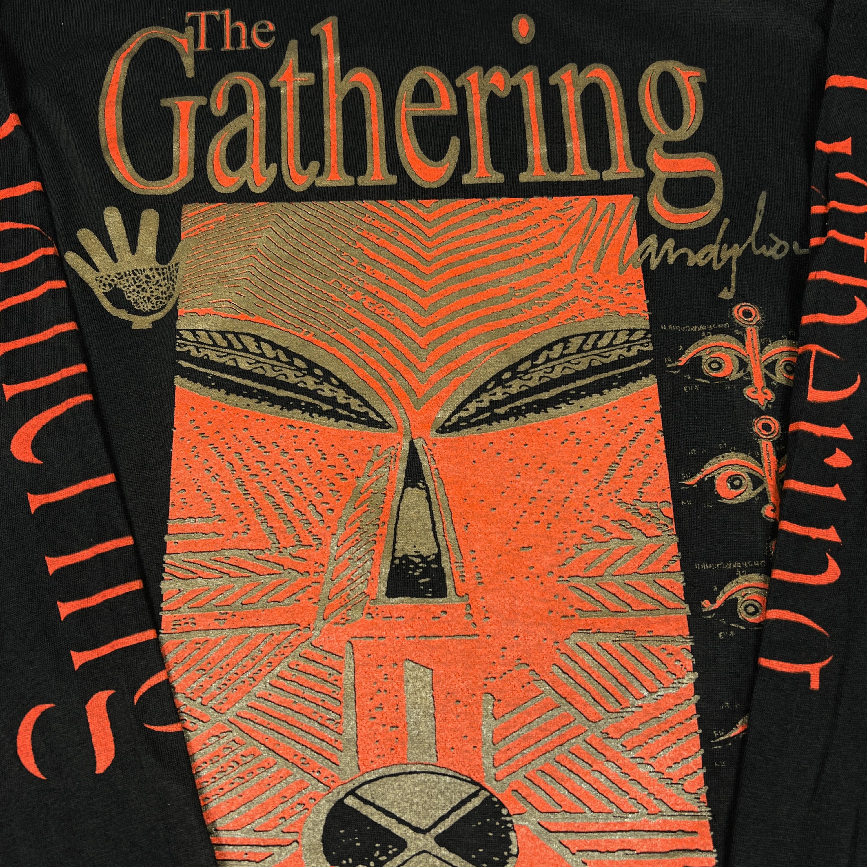 Band Tees Vintage 90s The Gathering ‘Mandylion’ 4-Sided Euro LS Shirt Size US XXL / EU 58 / 5 - 5 Thumbnail