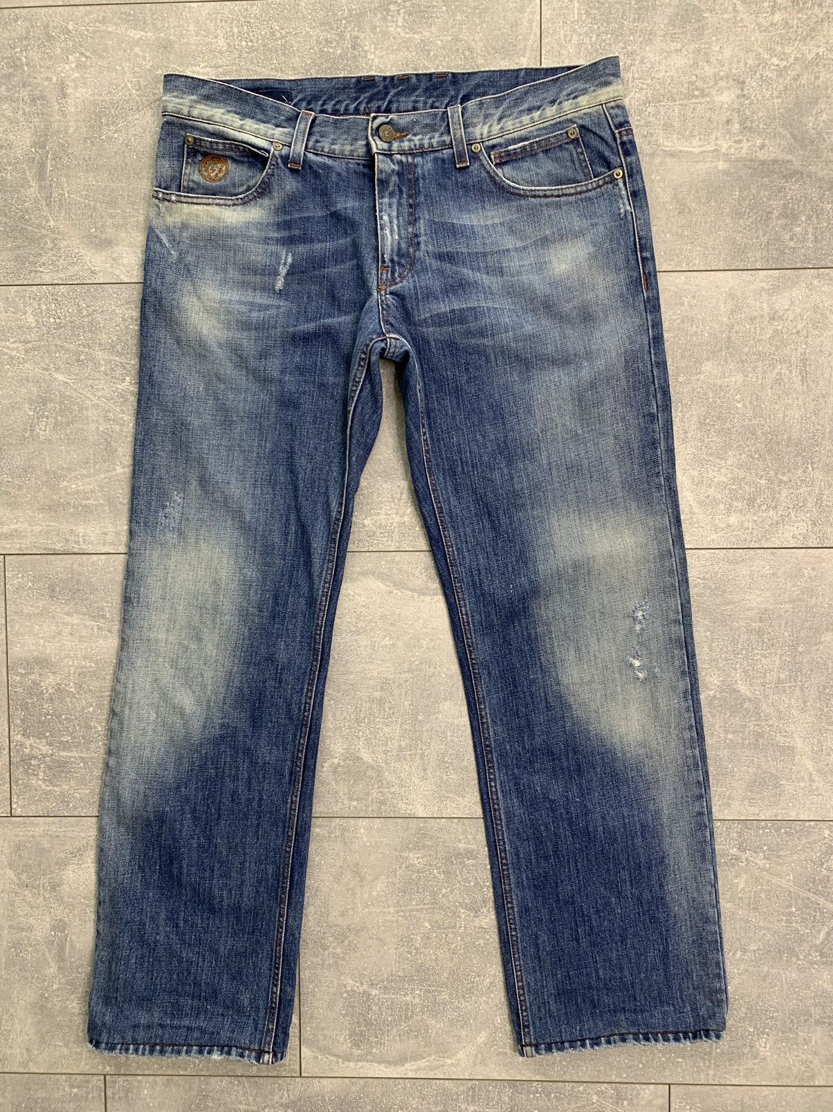 Gucci GUCCI JEANS PANTS CARGO MONOGRAM GG LOGO ‎758152 XDCN6