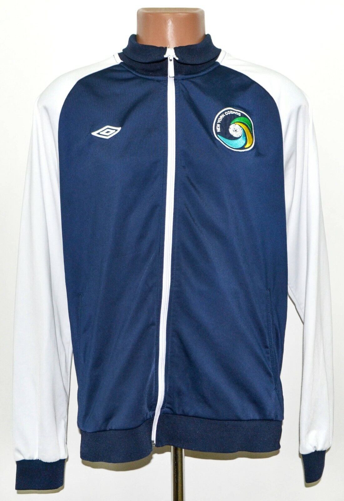 NEW YORK COSMOS 2010'S TRAINING JACKET JERSEY UMBRO XL