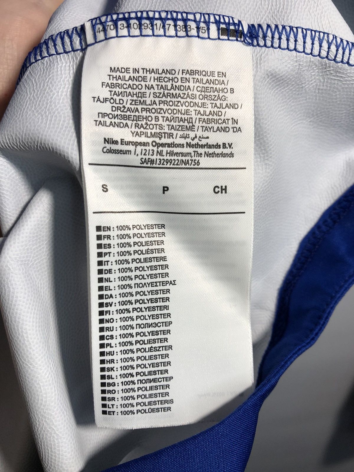 Chelsea Soccer × Nike Chelsea FC Nike Training Long Sleeve 1/4 Zip Soccer Jersey Size US S / EU 44-46 / 1 - 8 Thumbnail