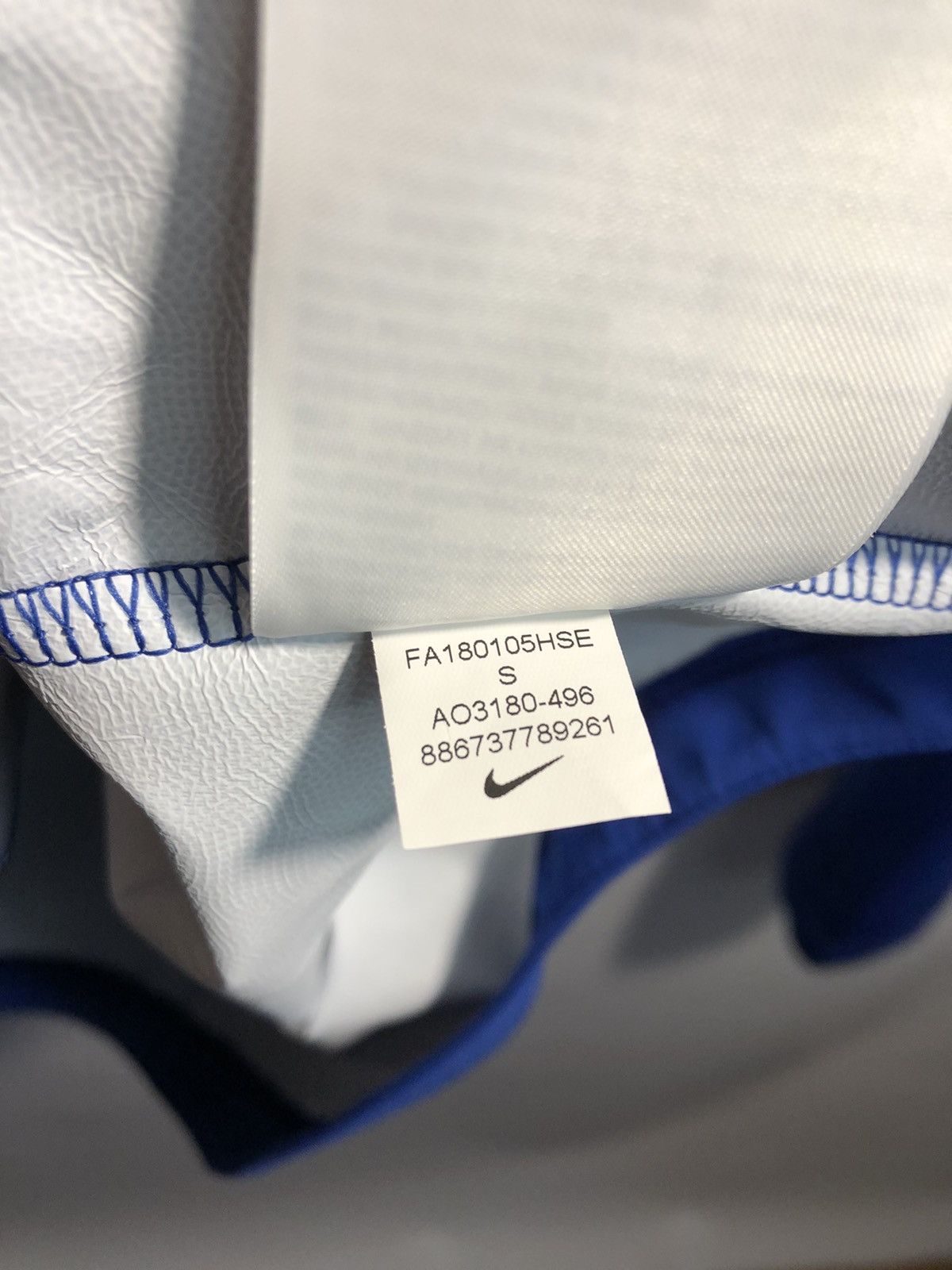 Chelsea Soccer × Nike Chelsea FC Nike Training Long Sleeve 1/4 Zip Soccer Jersey Size US S / EU 44-46 / 1 - 9 Thumbnail
