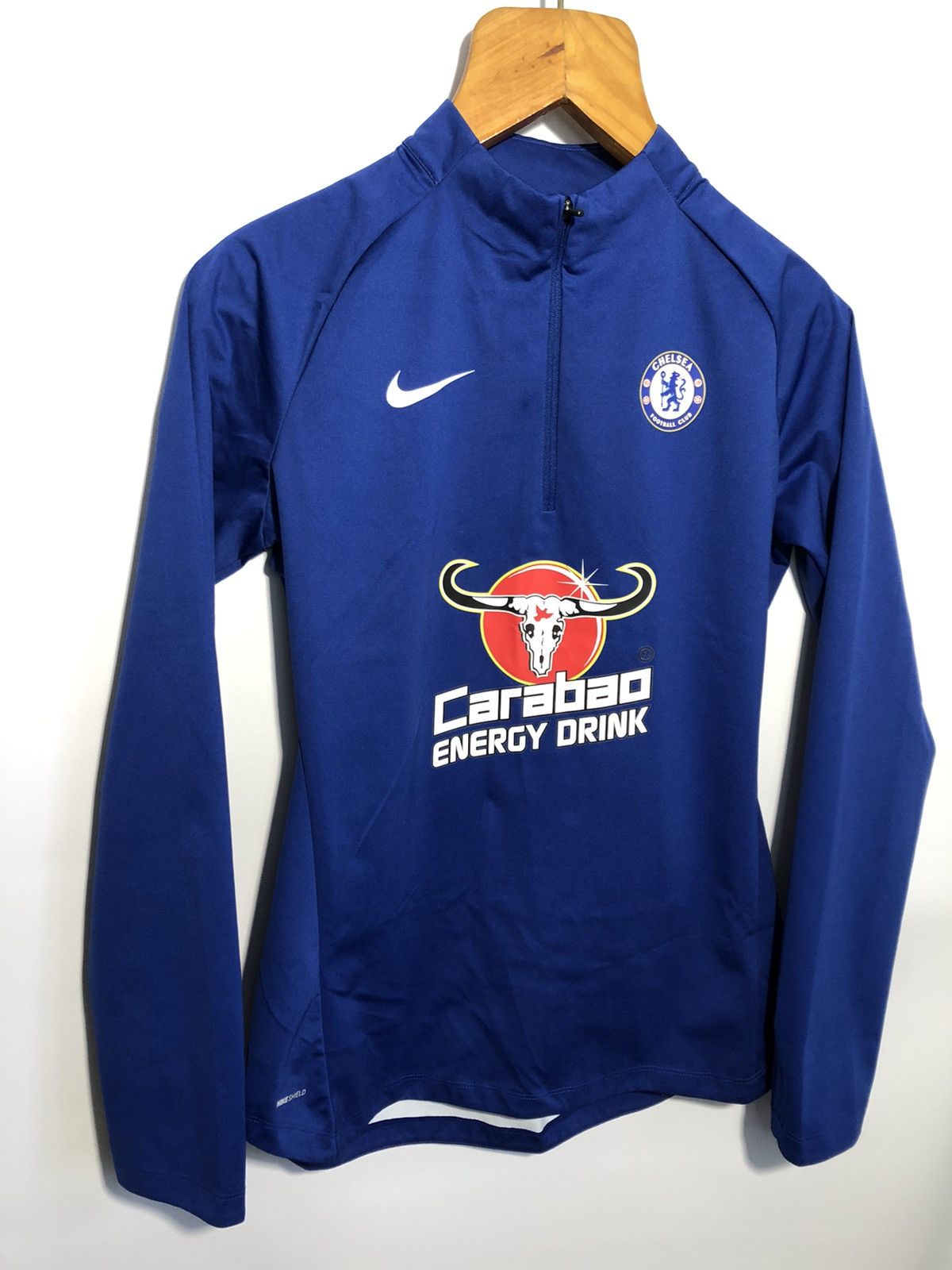 Chelsea Soccer × Nike Chelsea FC Nike Training Long Sleeve 1/4 Zip Soccer Jersey Size US S / EU 44-46 / 1 - 2 Thumbnail