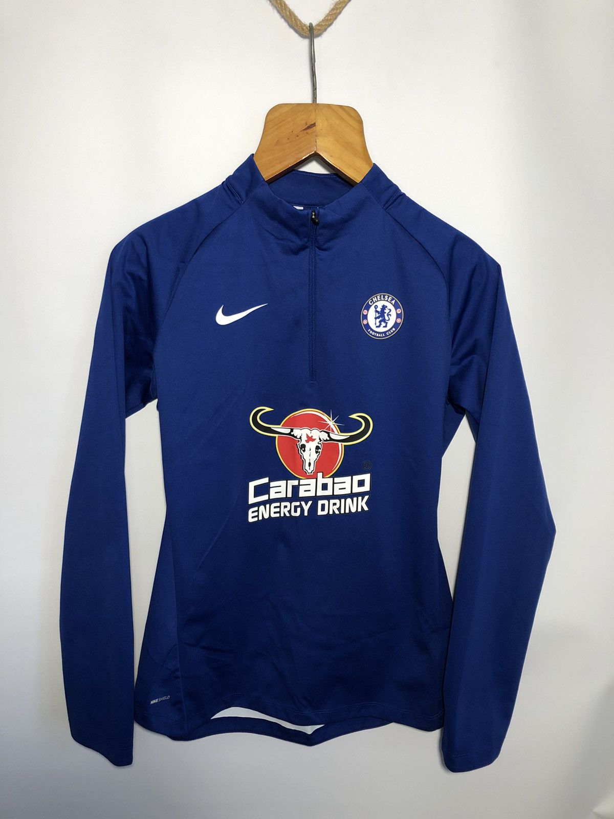 Chelsea Soccer × Nike Chelsea FC Nike Training Long Sleeve 1/4 Zip Soccer Jersey Size US S / EU 44-46 / 1 - 1 Thumbnail